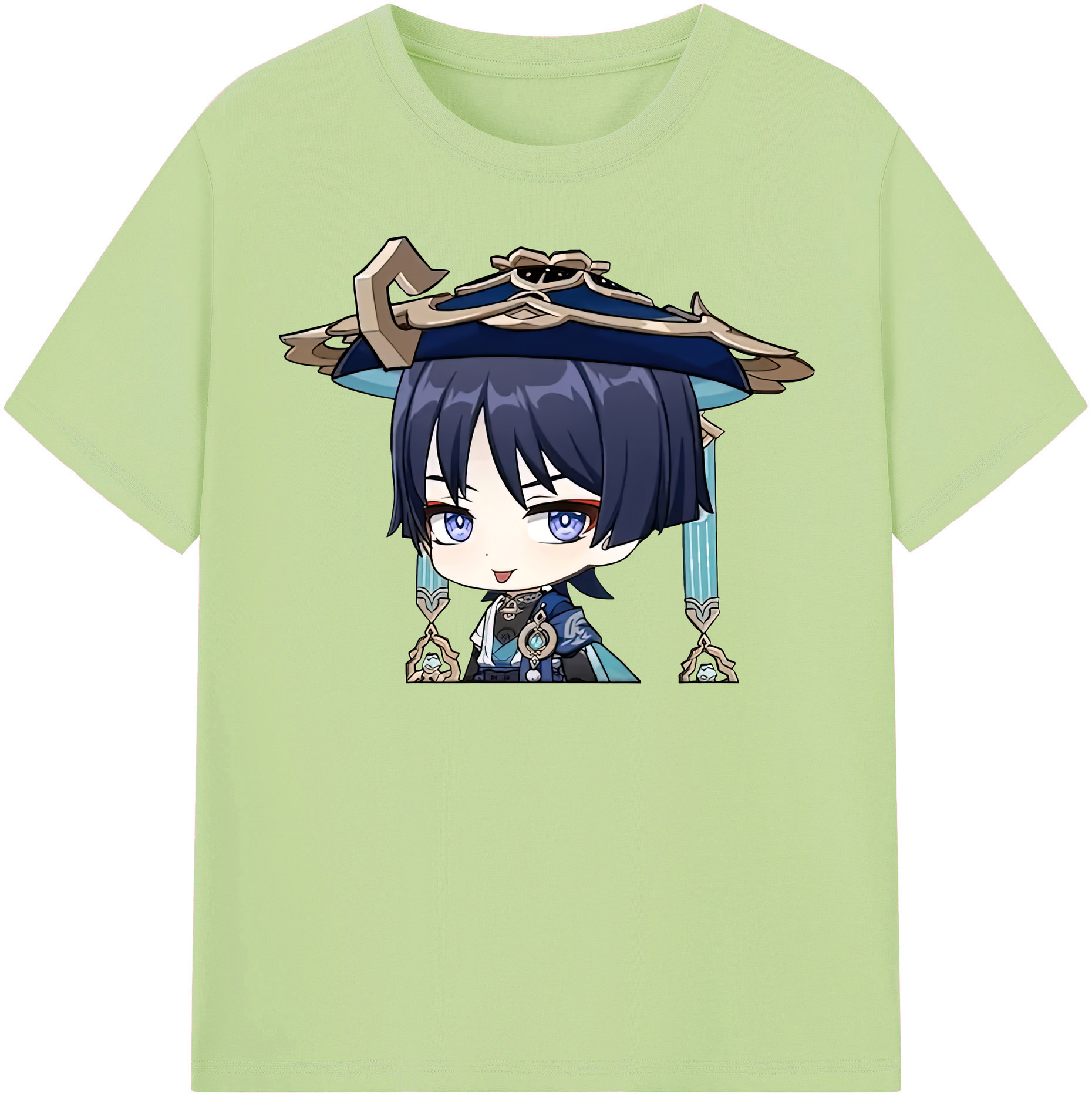 げんし神 さんペい genshin Sanpei 綿100％半袖Tシャツ（フロントプリント）